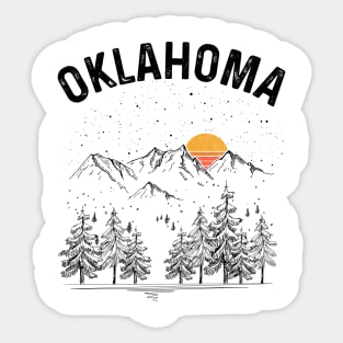 Oklahoma State Vintage Retro Sticker